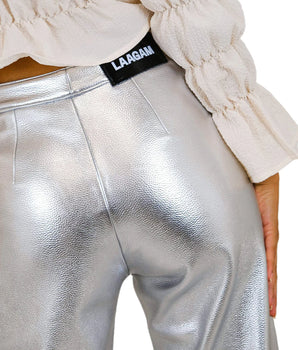 LAAGAM FW23- Studio 54 Silver Pants