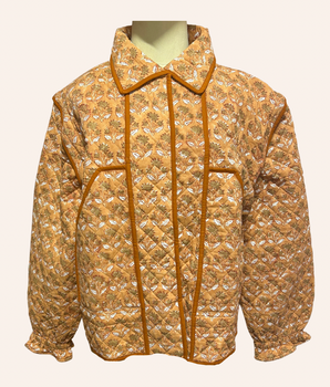 RE-TALE- Rina Handblock Printed Quilted Jacket