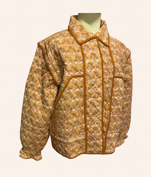 RE-TALE- Rina Handblock Printed Quilted Jacket