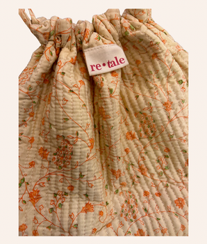 RE-TALE-Amoli Upcycled Silk Pouch Bag #33