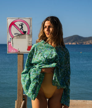 RE-TALE-Handblock Printed Summer Set - Sea Anemone