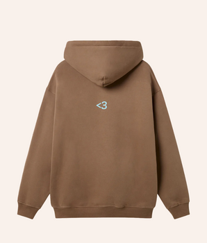 SUSMIES - Love Hoodie Brown