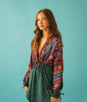 RE-TALE- Sonari Silk Dress #46