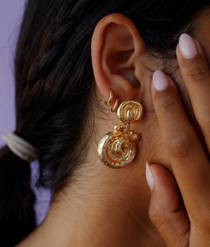 SUSMIES - Vintage Golden Earrings