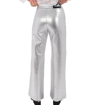 LAAGAM FW23- Studio 54 Silver Pants