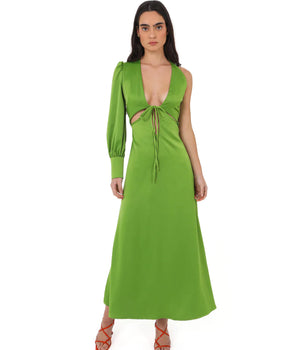 LAAGAM-Coco Dress Green